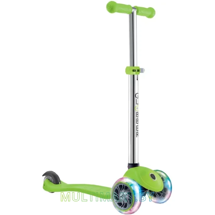 Самокат Globber Primo Lights (зеленый)